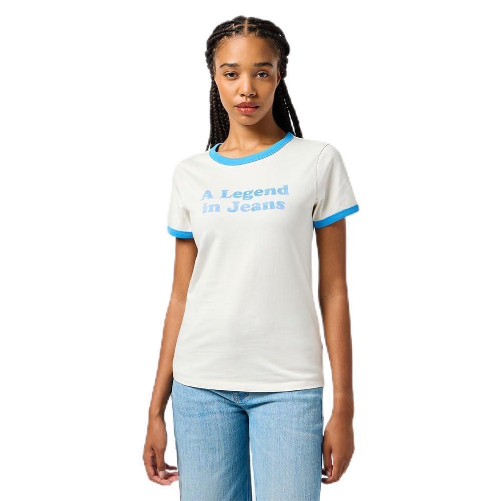 Wrangler Ringer Tee T-shirt in White | Lyst UK