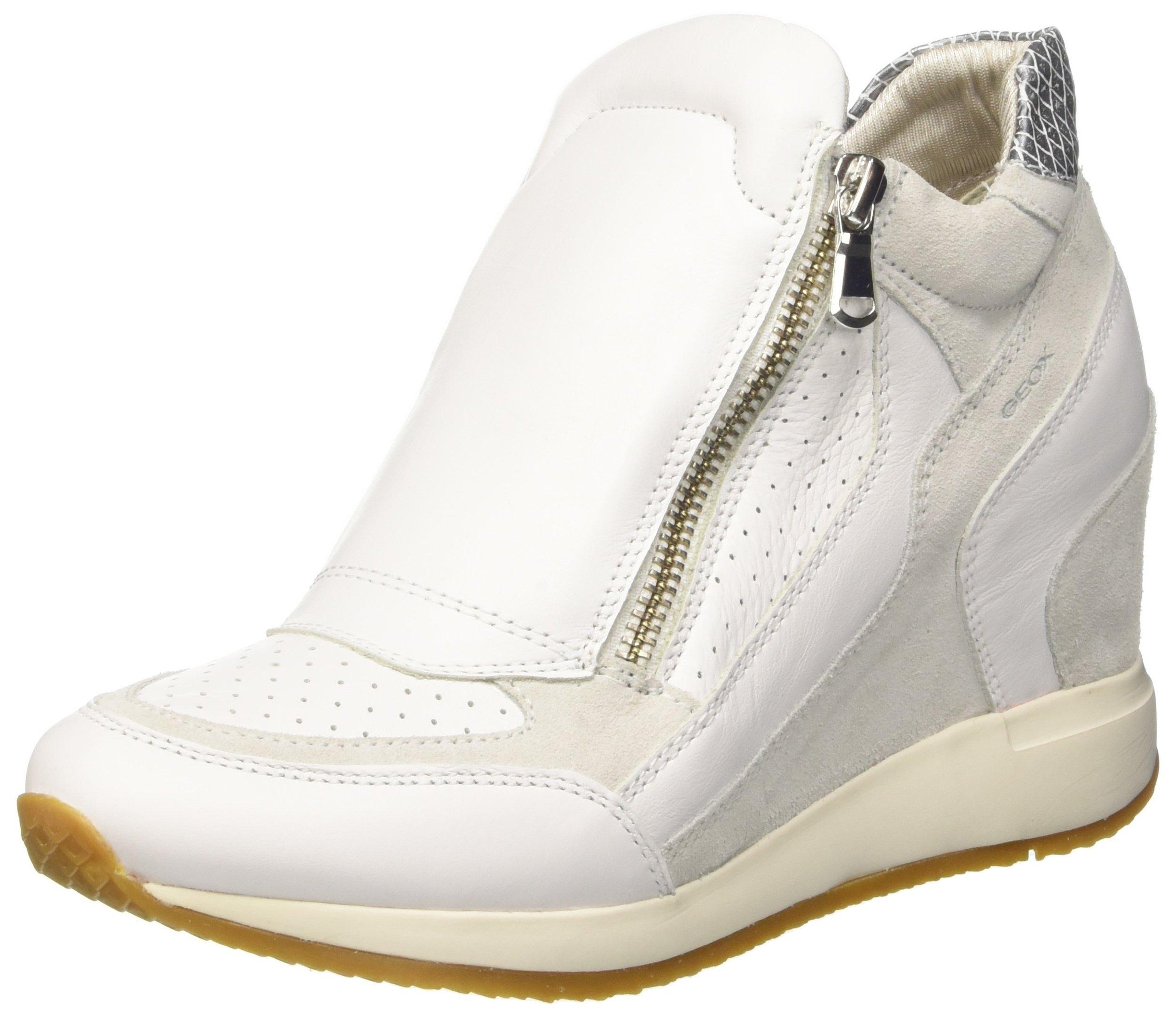Geox Leather D Nydame A High Trainers in White - Save 35% | Lyst UK