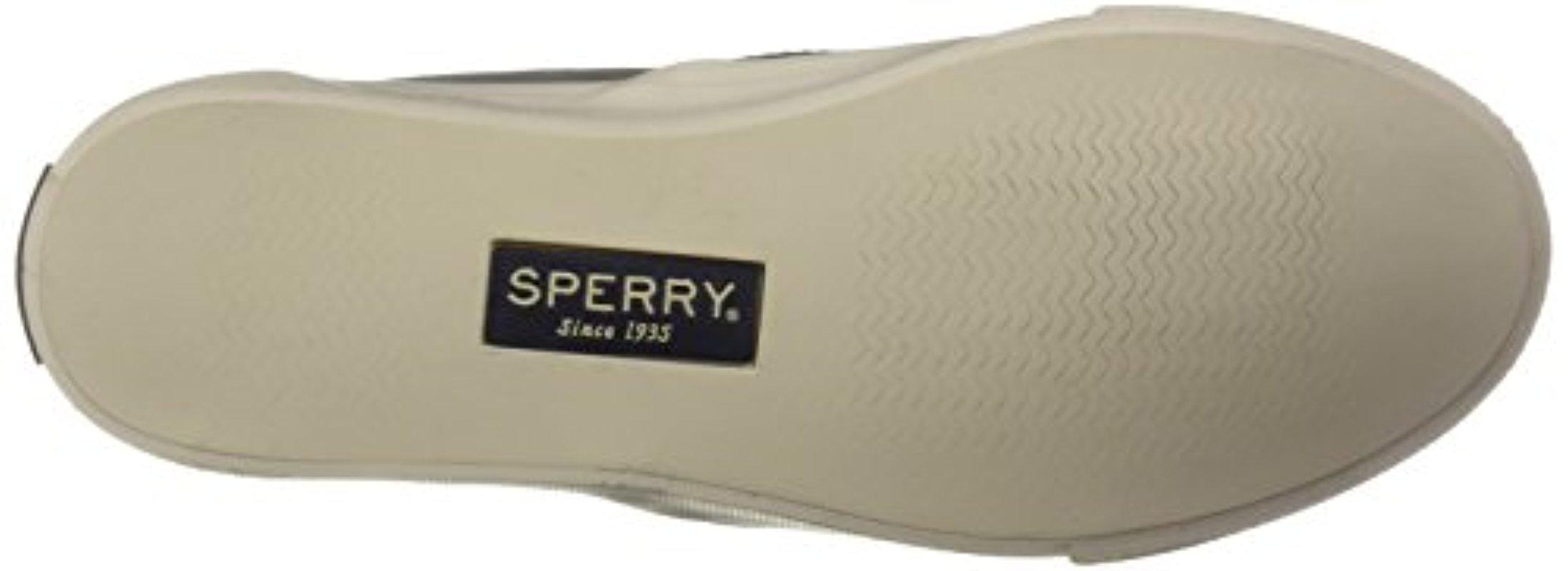 sperry women's seaside washable leather sneaker