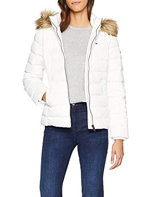 tommy jeans women's essential hooded down jacket
