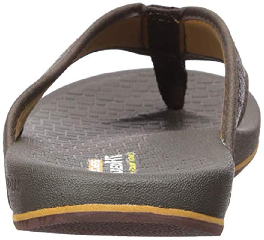 skechers mens memory foam flip flops uk