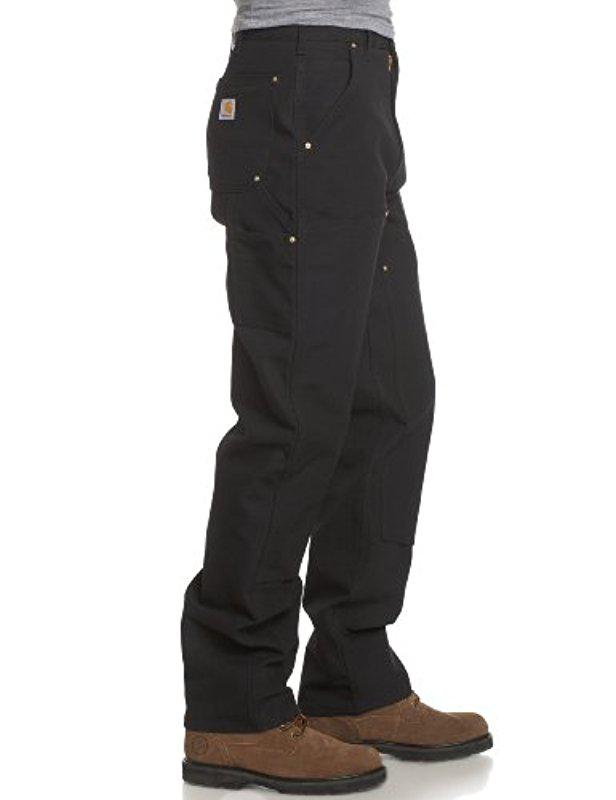 Carhartt Cotton Firm Duck Double-front Work Dungaree Pant B01 in Black for  Men - Save 33% - Lyst
