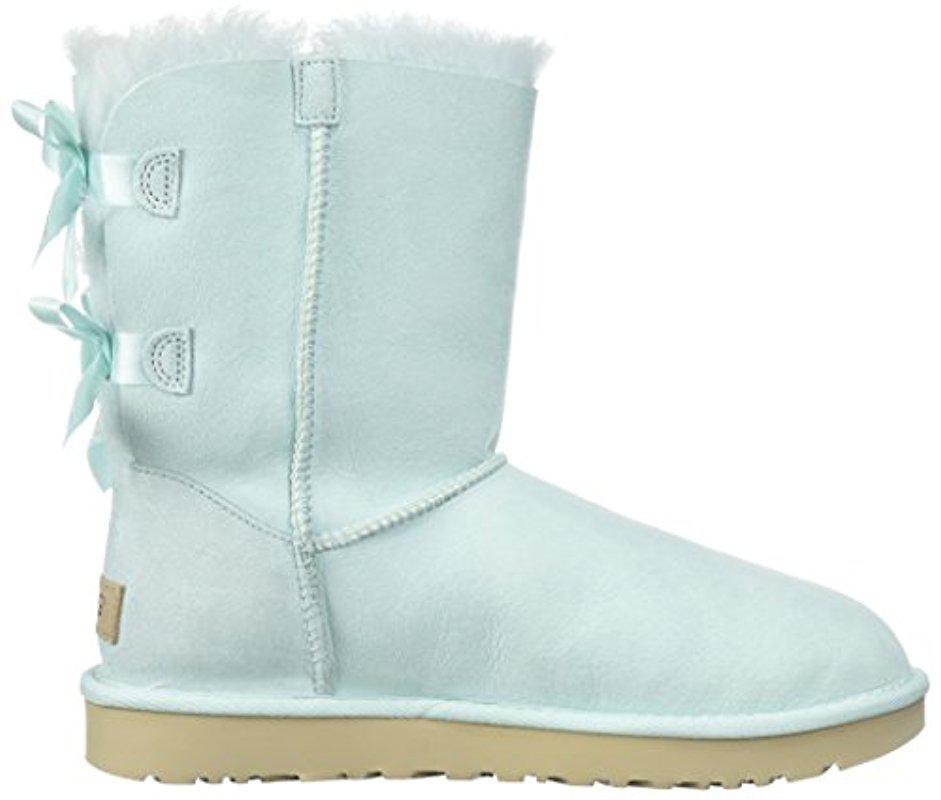 teal uggs with bows