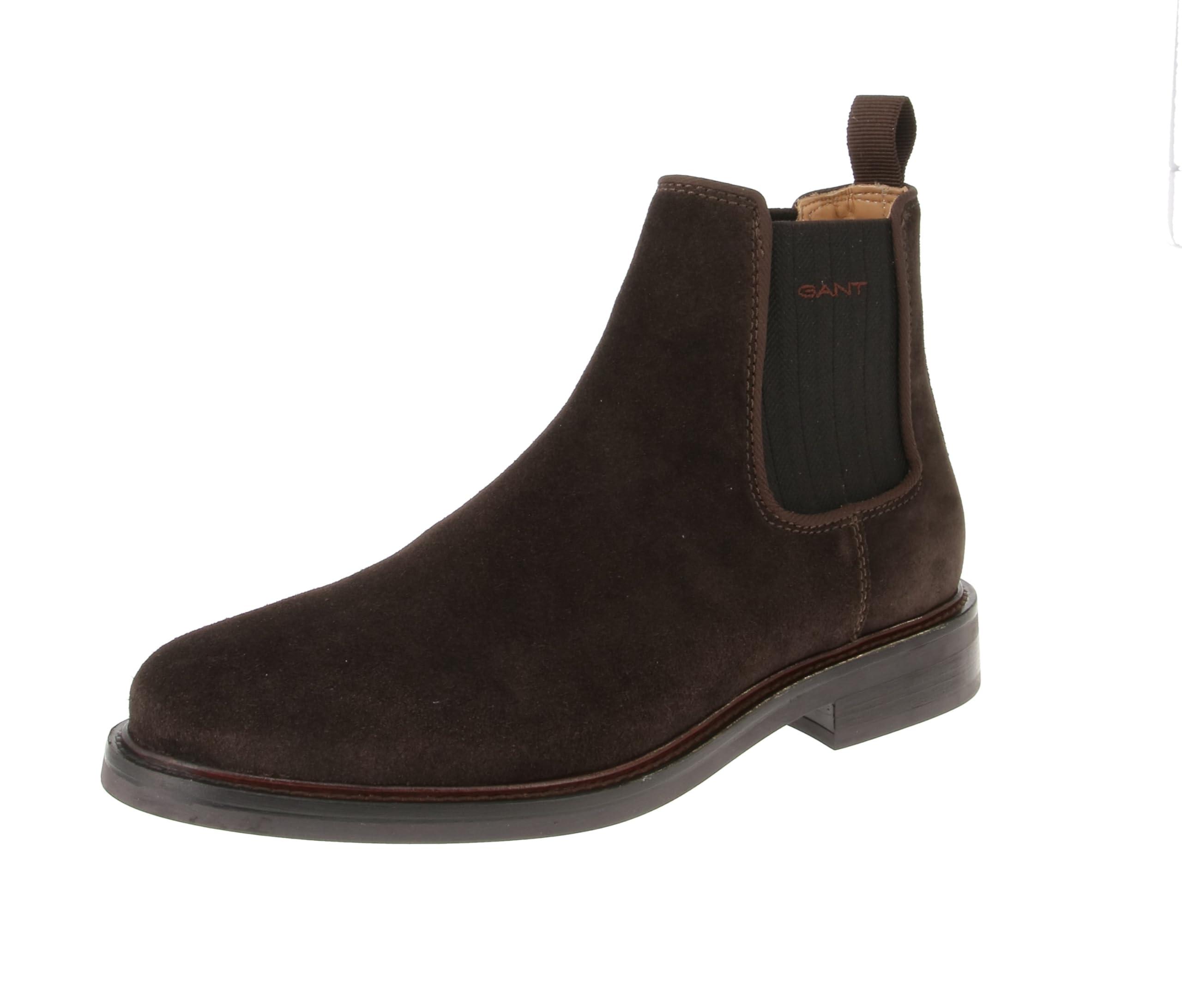 Dark Brown Gant Oscar Boots GANT Footwear St Fairkon Chelsea Boot