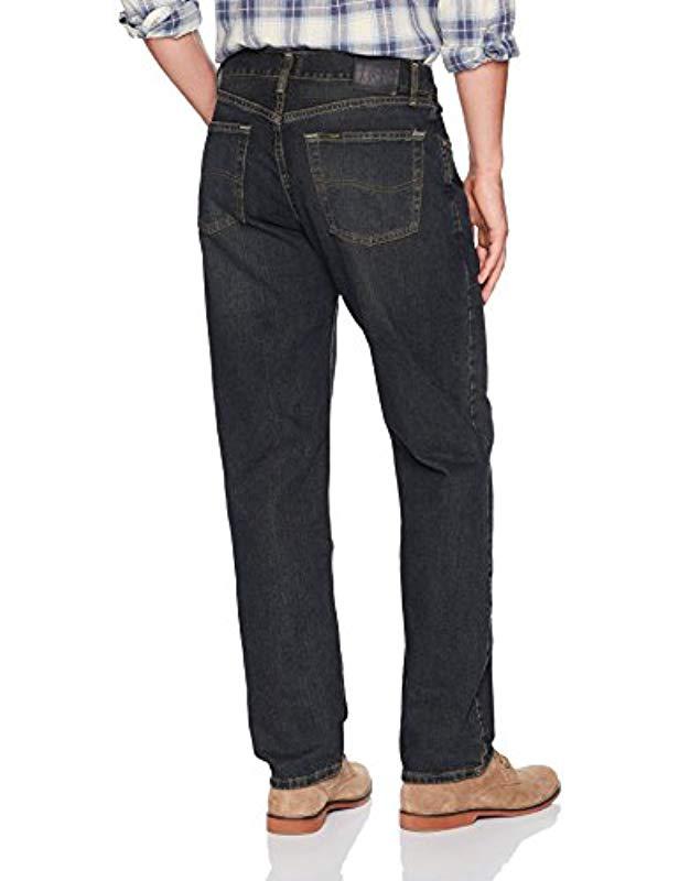 lee men's relaxed fit straight leg jean