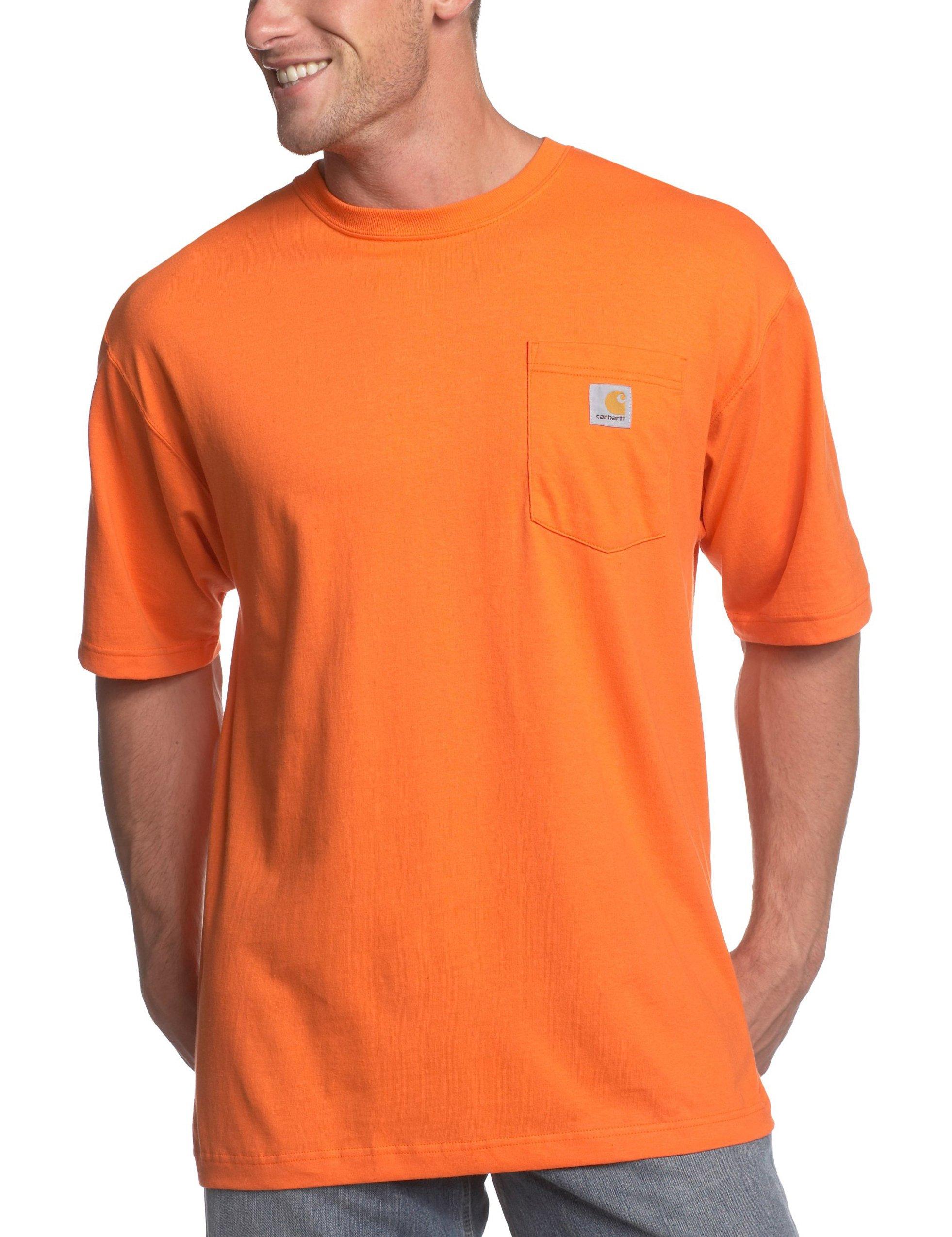 Carhartt Cotton K87 Workwear Pocket Short-sleeve T-shirt in Orange for Men  - Save 16% - Lyst