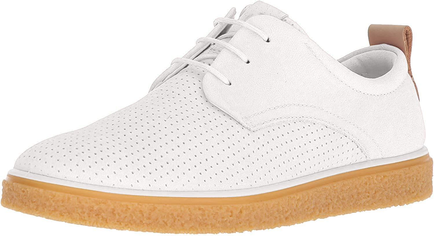 Ecco Leather Crepetray in White | Lyst