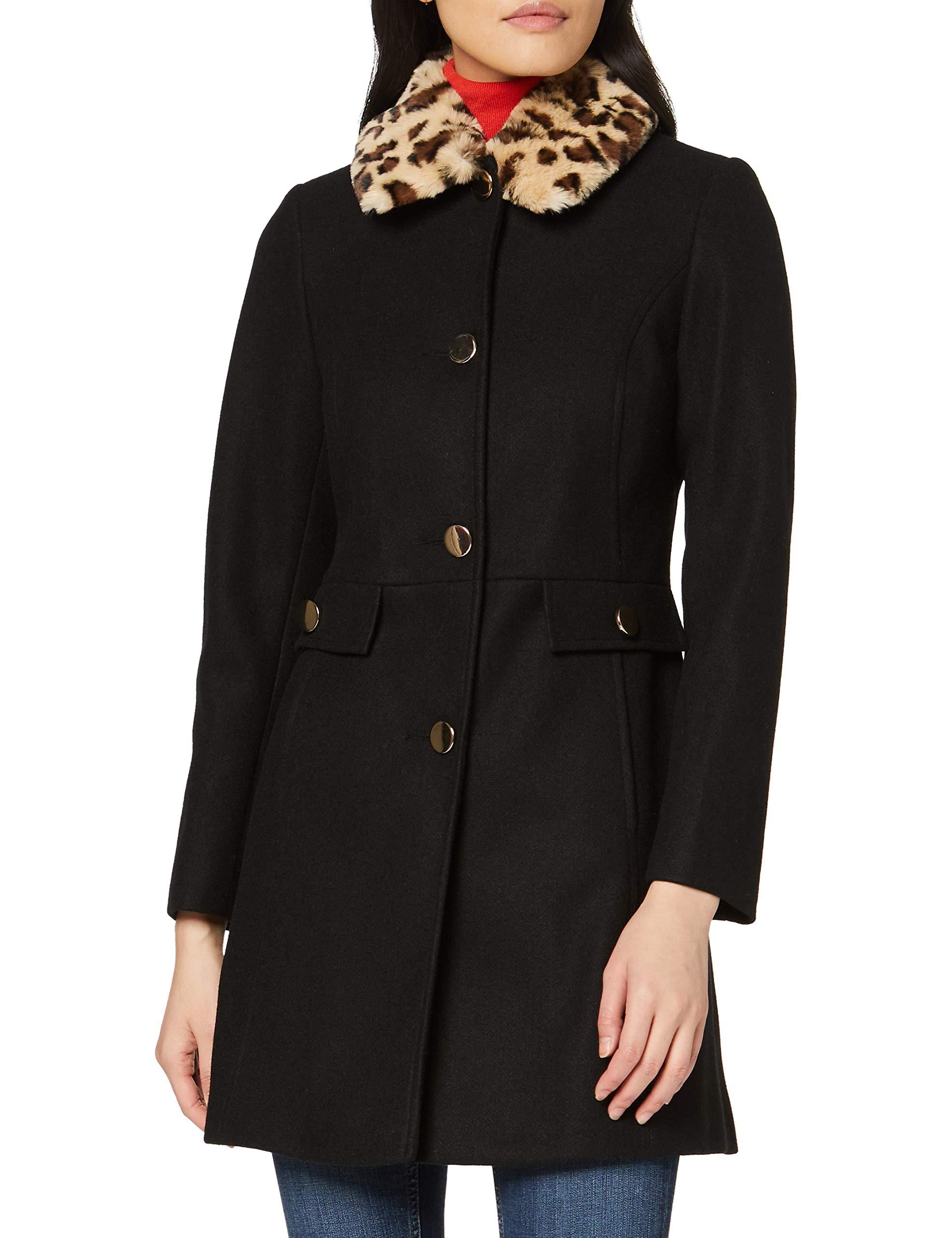 dorothy perkins animal print coat