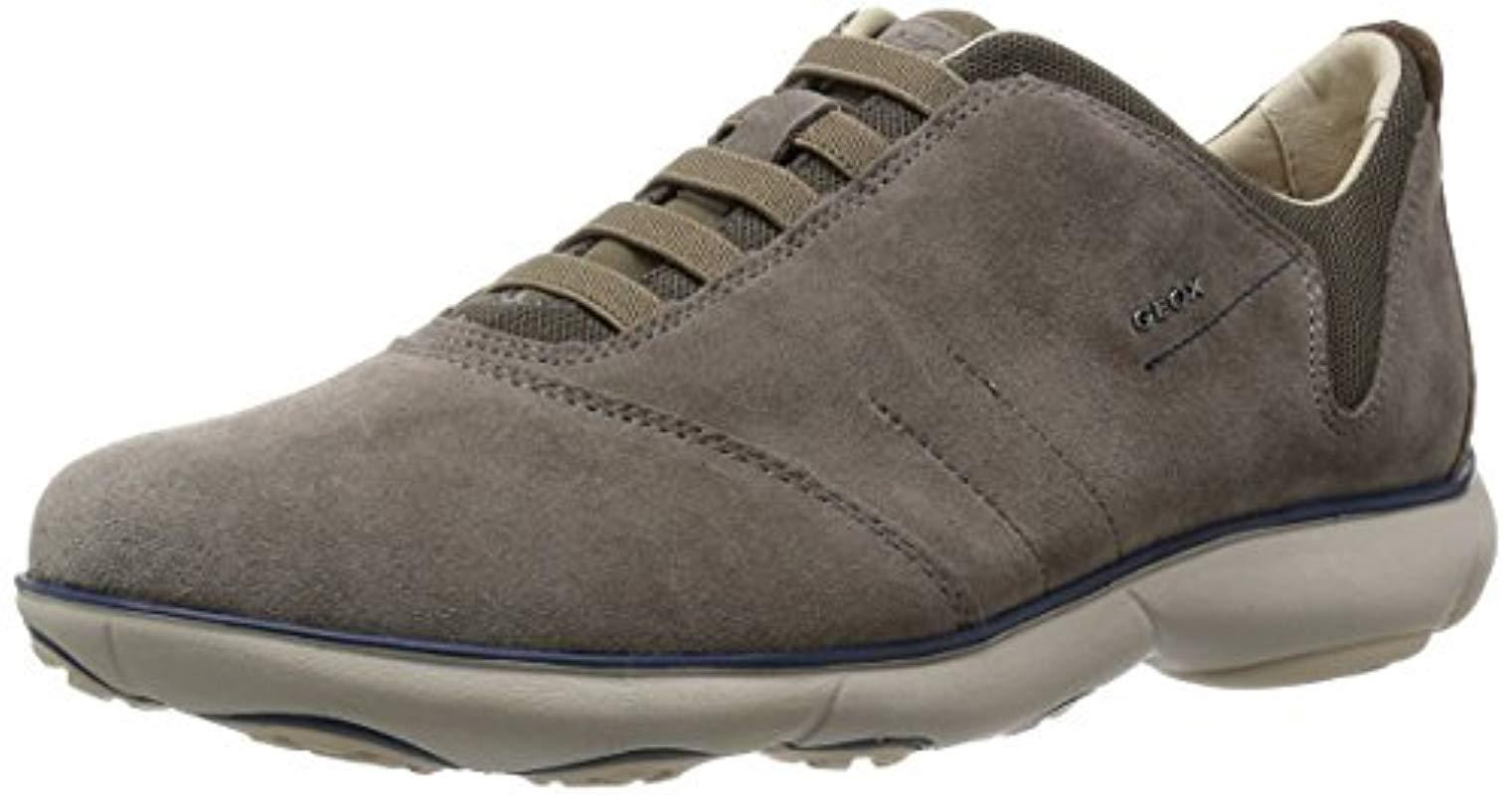 Geox Suede U Nebula B Sneakers in Gray for Men - Lyst