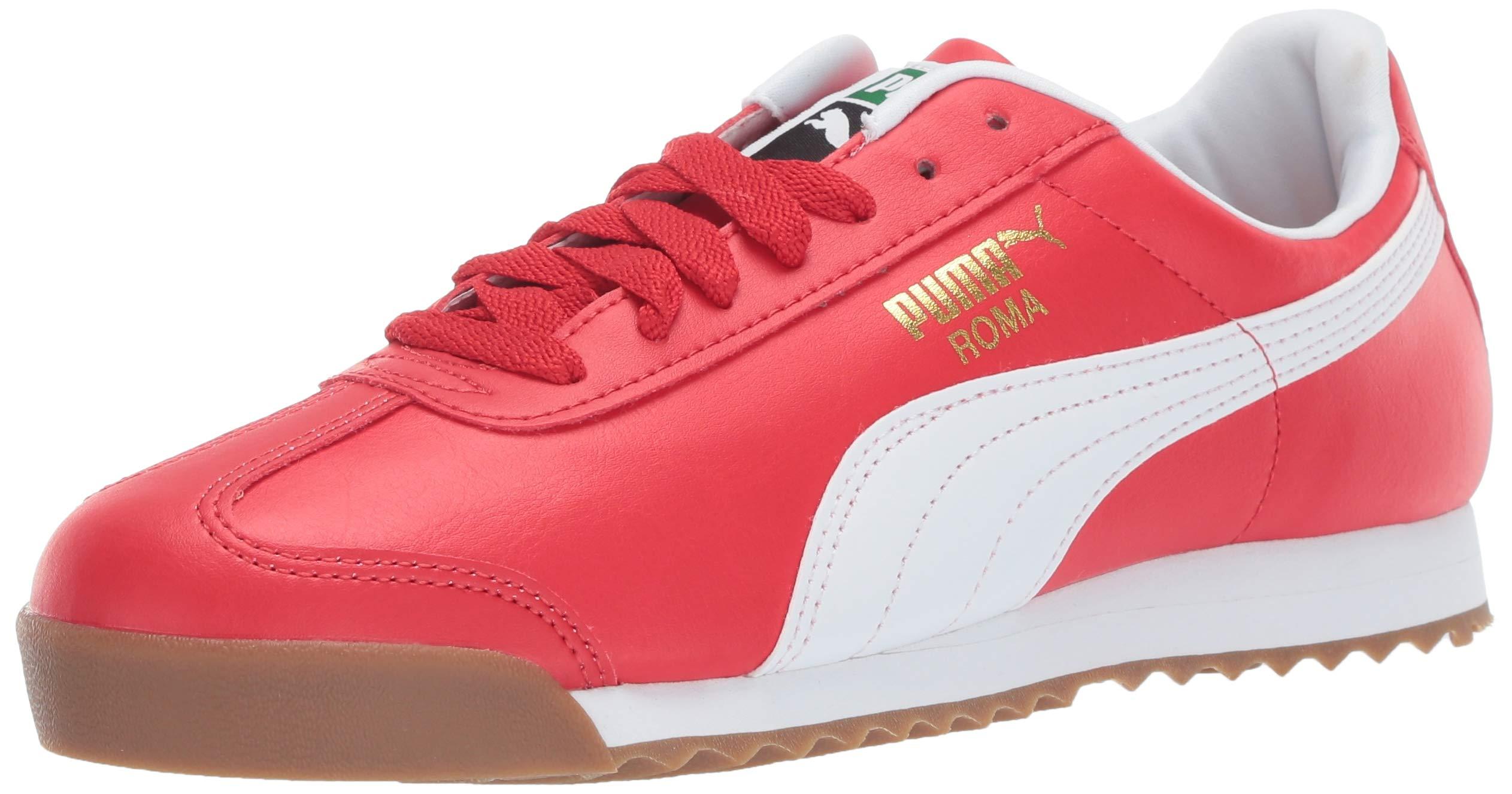 PUMA Roma Basic Sneaker in Red for Men | Lyst