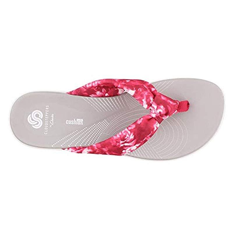 Clarks Womens Arla Glison Black Fabric Flip Flops Size 10 (360512) | eBay