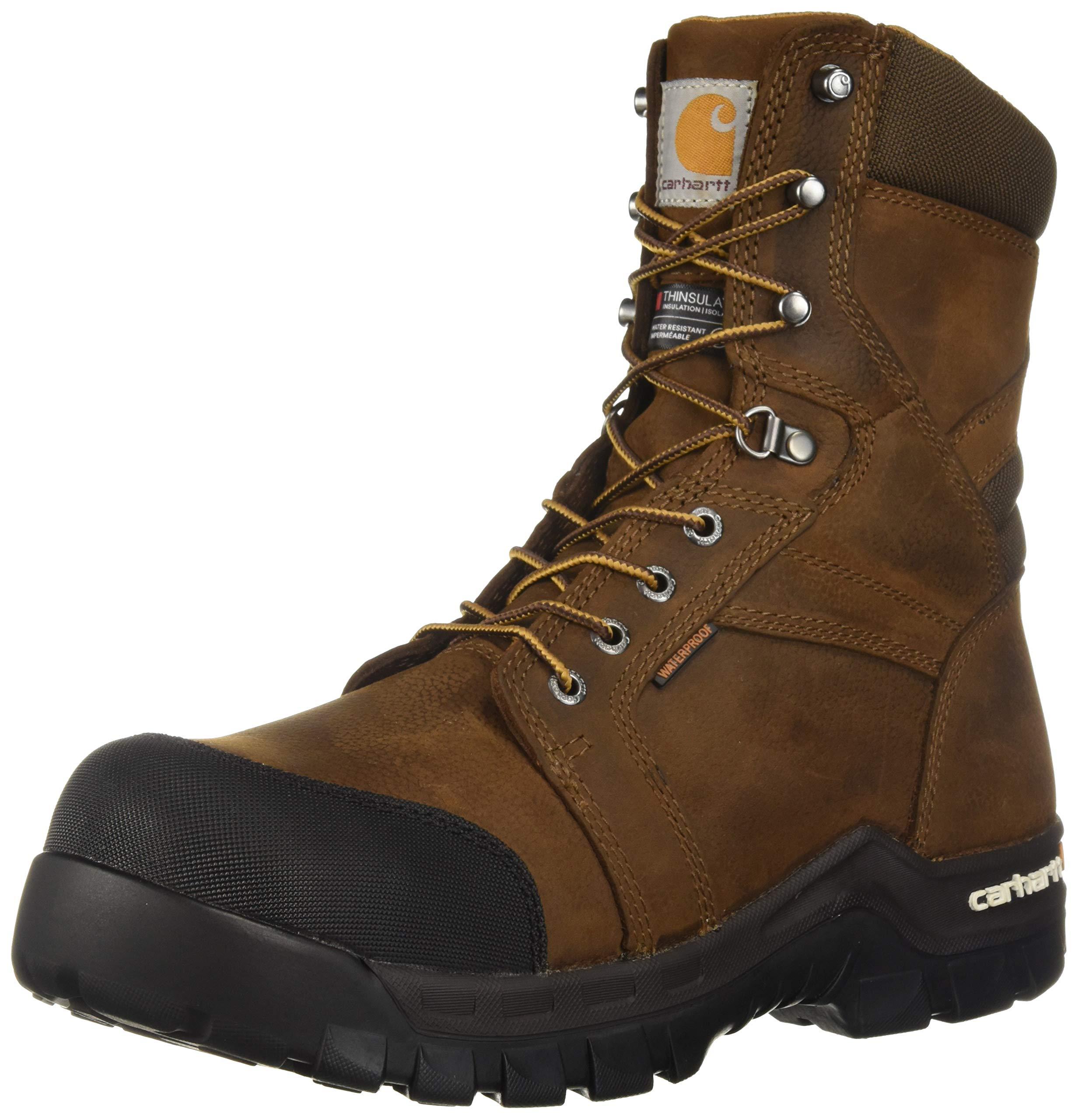 carhartt men's 8 rugged flex insulated composite toe work boot