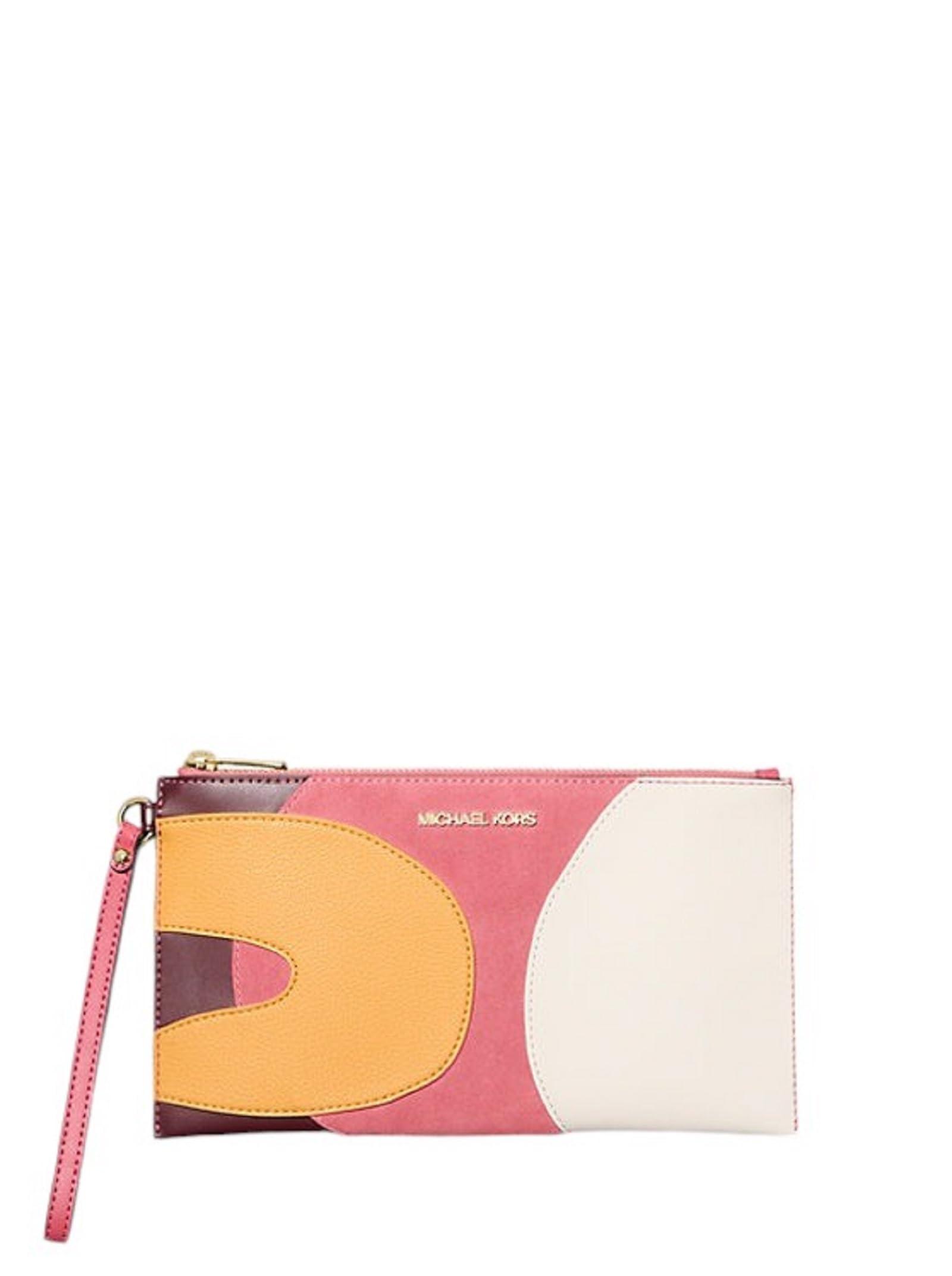 Michael hotsell Kors Leather Wristlet Pink in box with tags