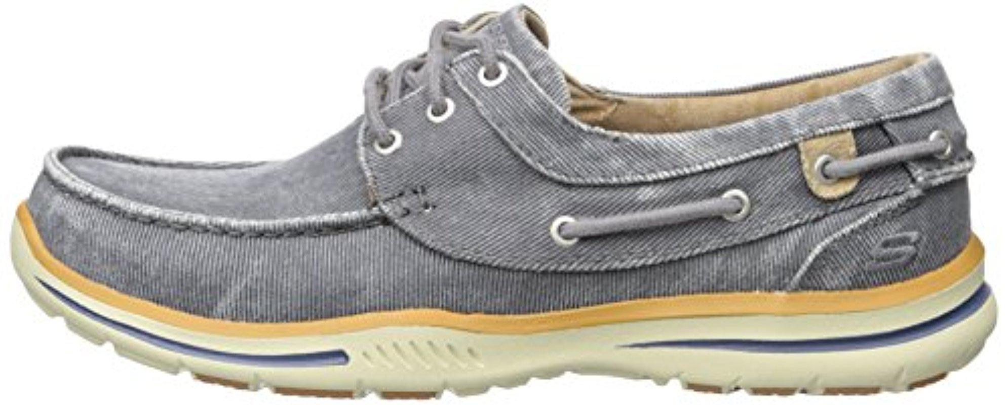 Skechers Elected Horizon Oxford in Gray for Men Lyst