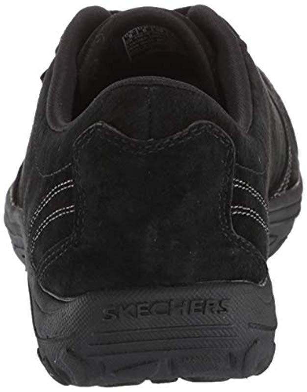 skechers lace up sneakers negro