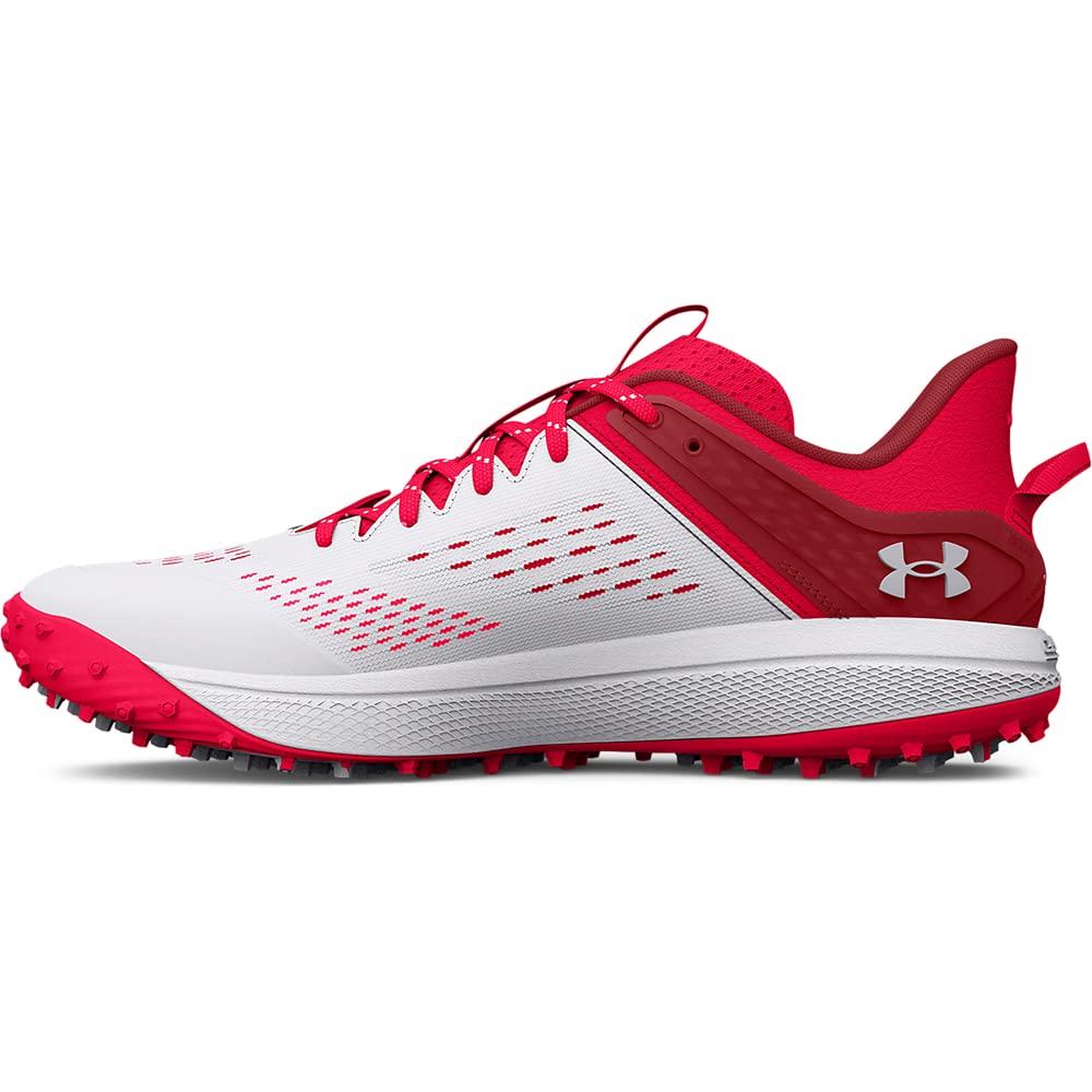 Under Armour Yard Low Turf Baseball Shoe, in Red for Men | Lyst
