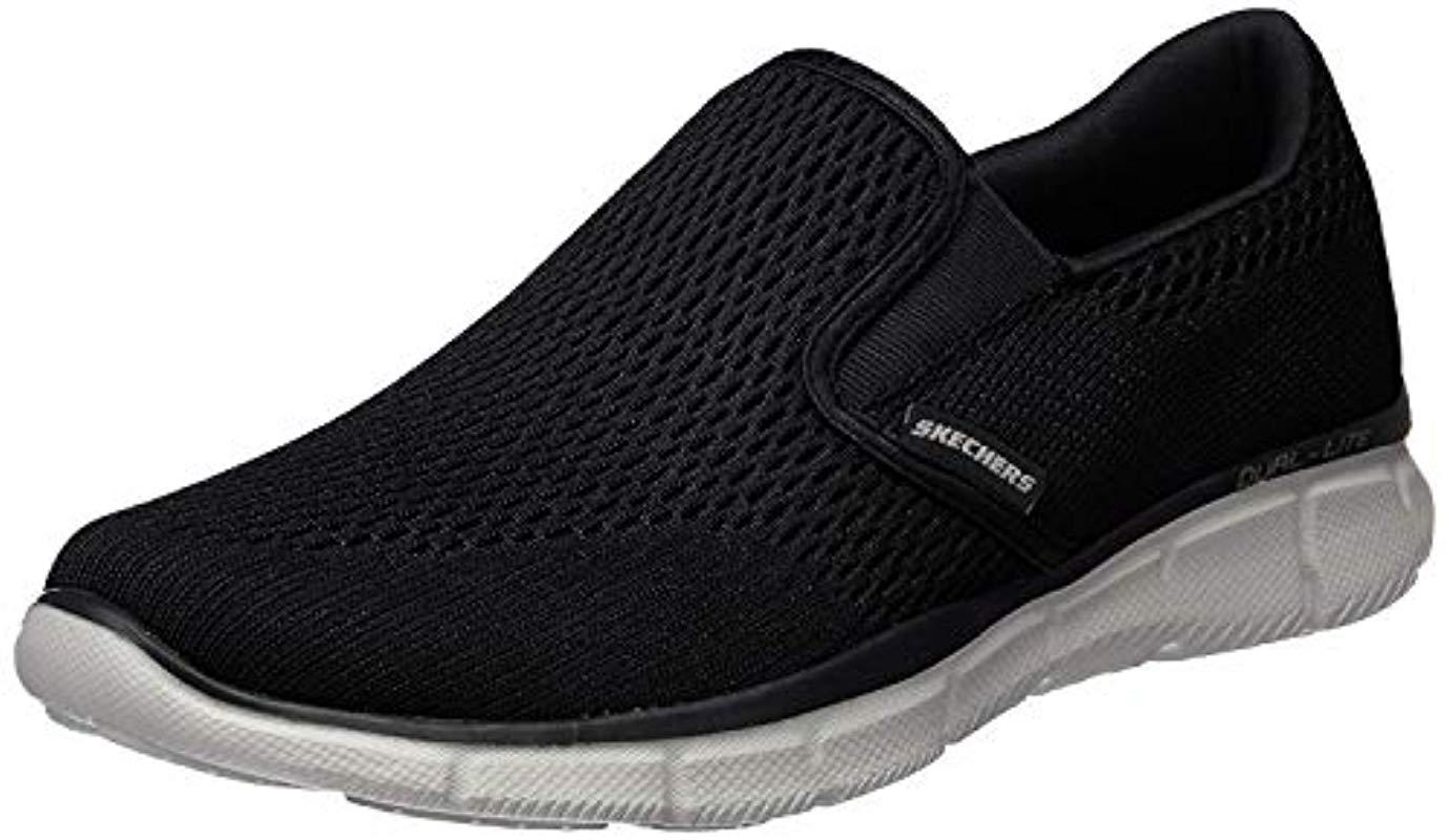 Skechers Equalizer Double Play Wide-51509 Fitness Shoes in Black (Black ...