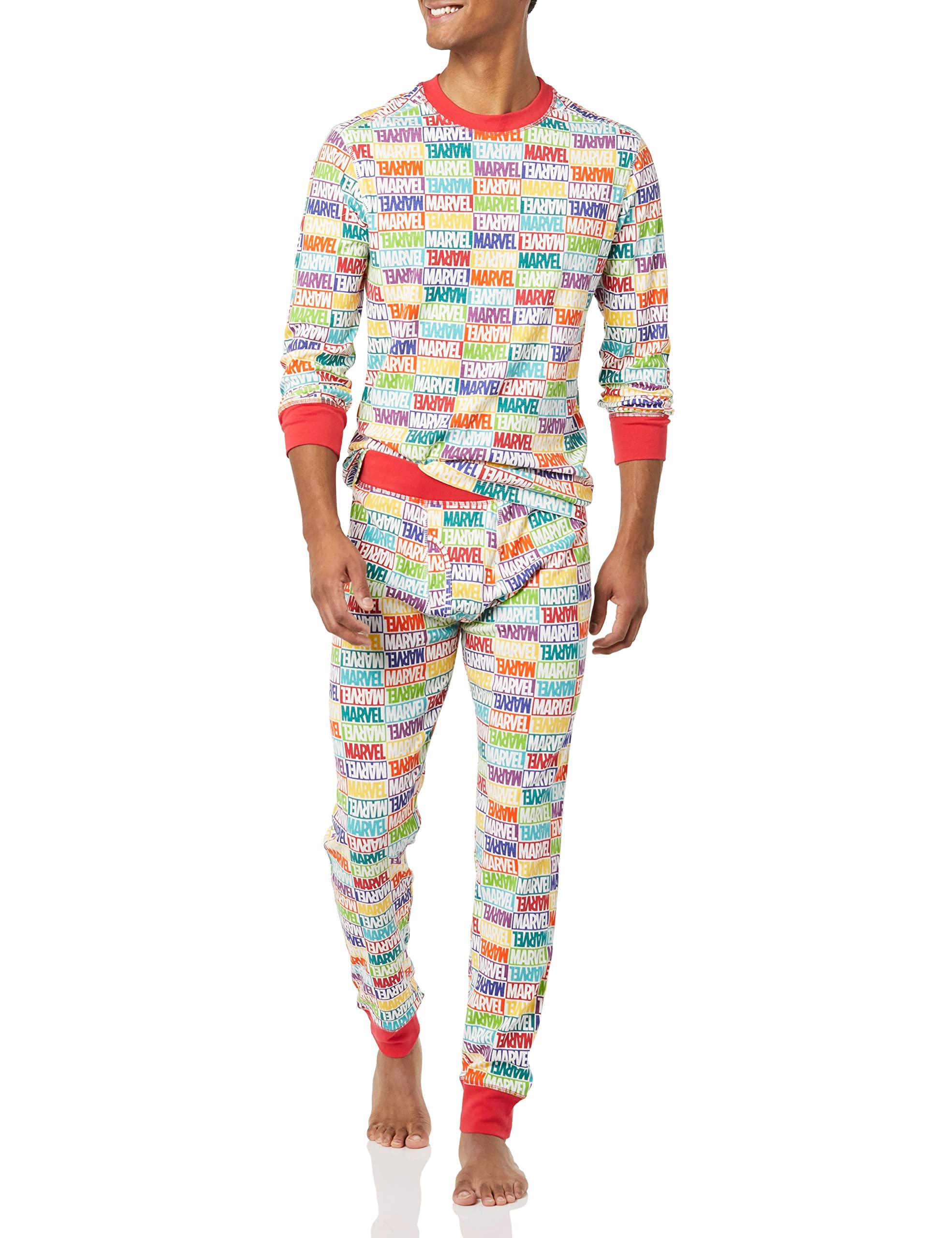 Hombre Ropa de Ropa para dormir de Disney Star Wars Marvel Snug-Fit Cotton Pajama Sets Conjunto de Pijama Amazon Essentials de hombre 22 % de descuento 