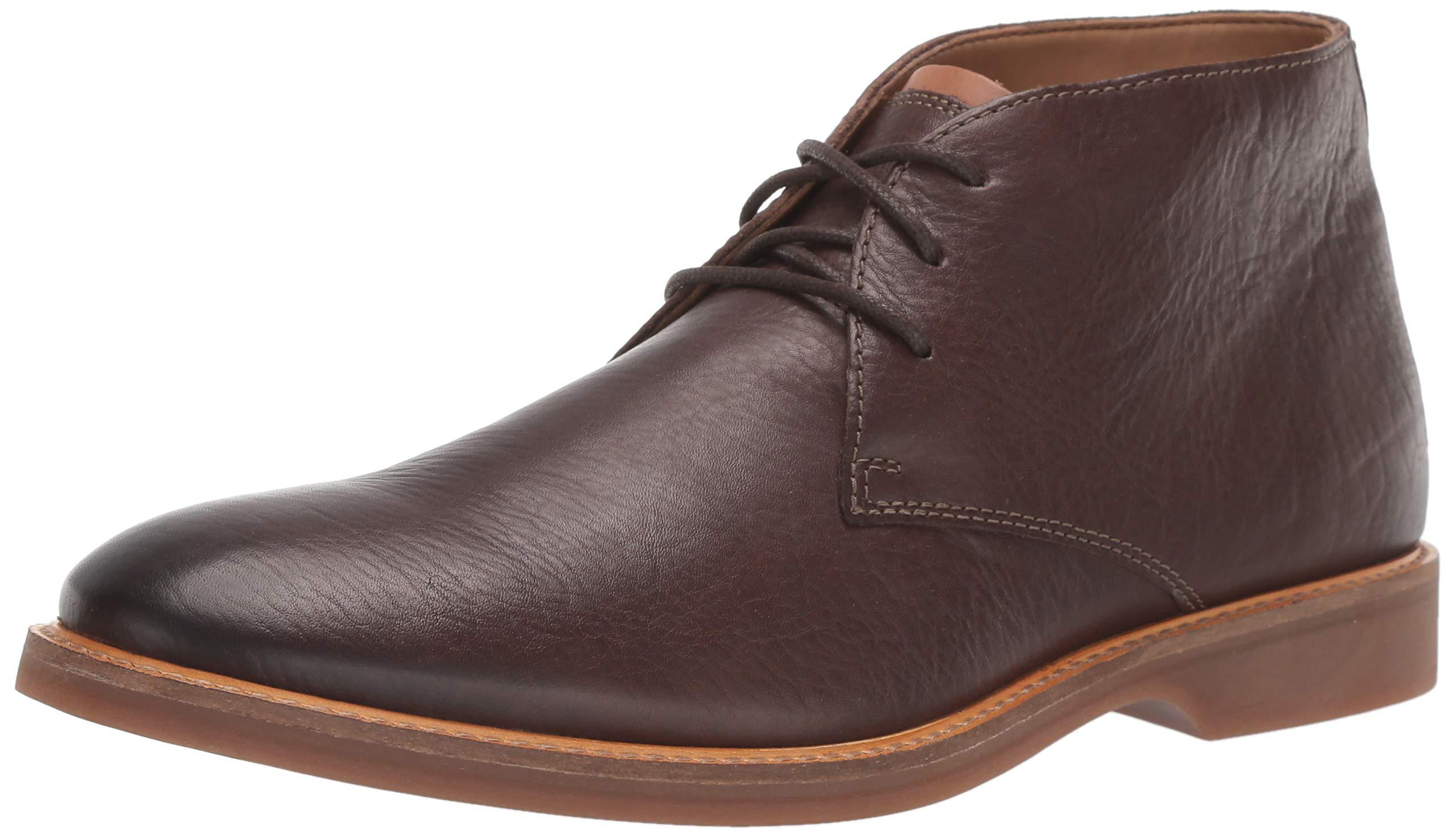 Clarks Leather Atticus Limit Chukka Boot in Dark Brown Leather (Brown) for  Men | Lyst