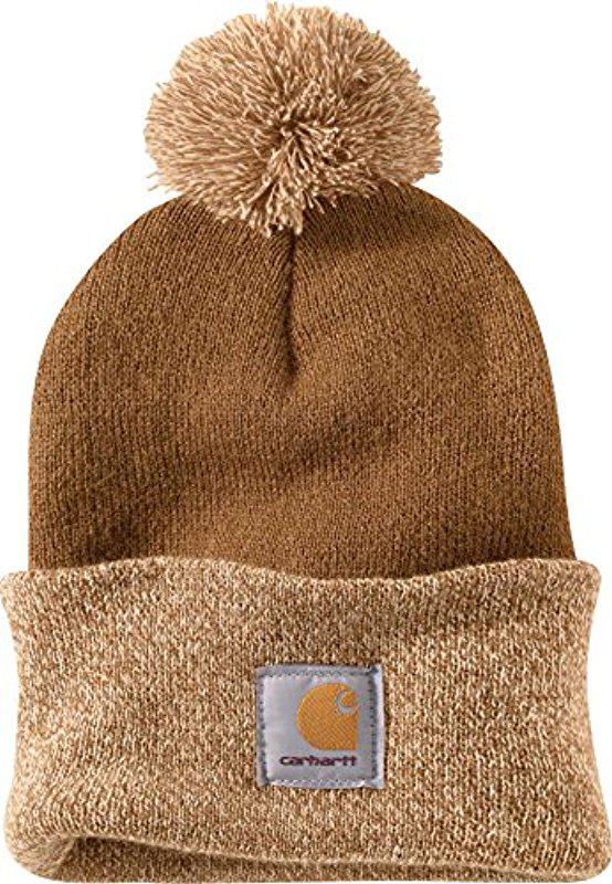 carhartt beanie with pom pom