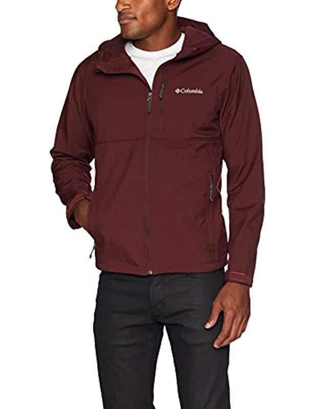 columbia men's big & tall ascender hooded softshell jacket