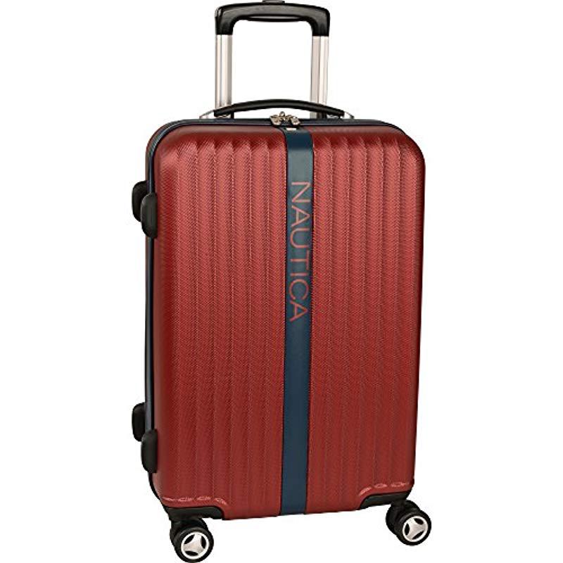 nautica luggage red