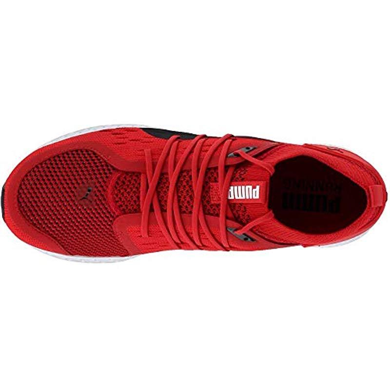 puma speed 500 red and white