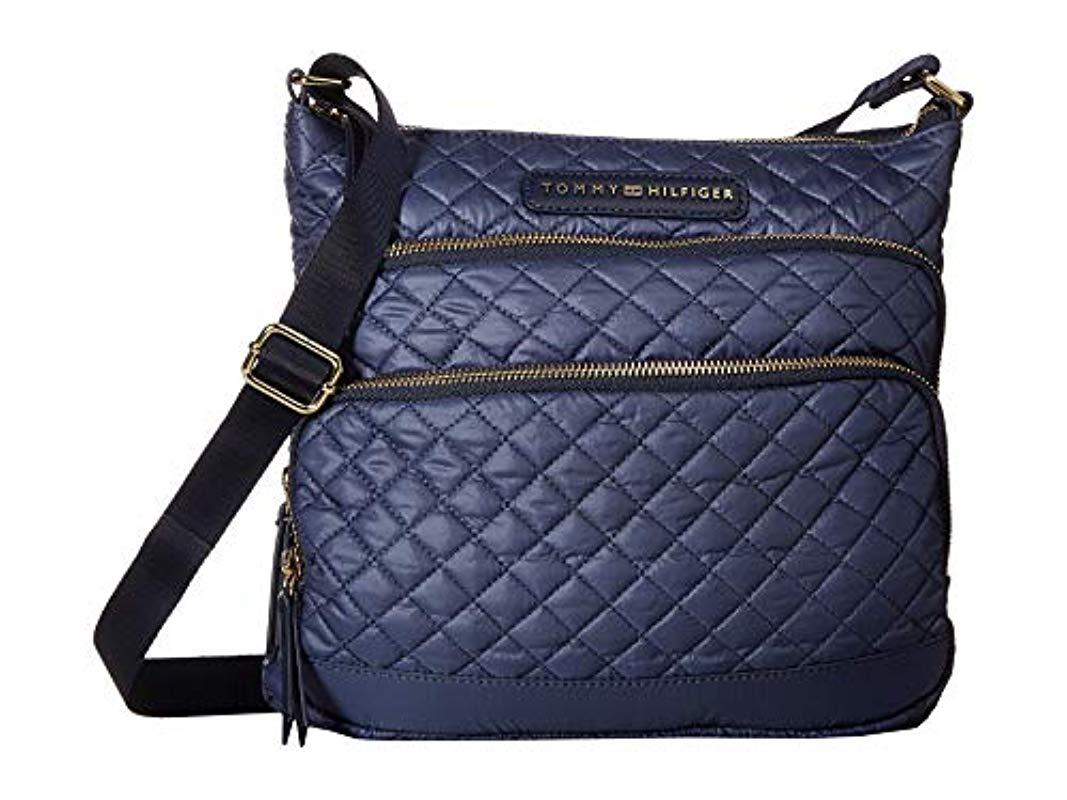 tommy hilfiger alva quilted backpack