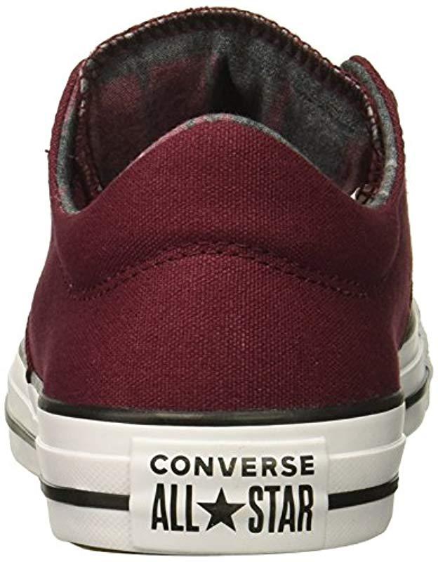 Converse chuck taylor all star madison ox plaid tongue womens sneakers deals