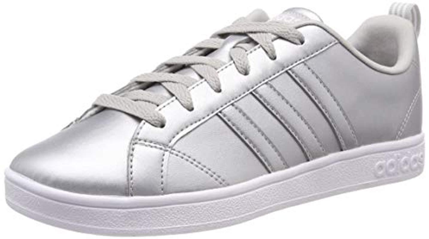 zapatillas adidas plateadas mujer