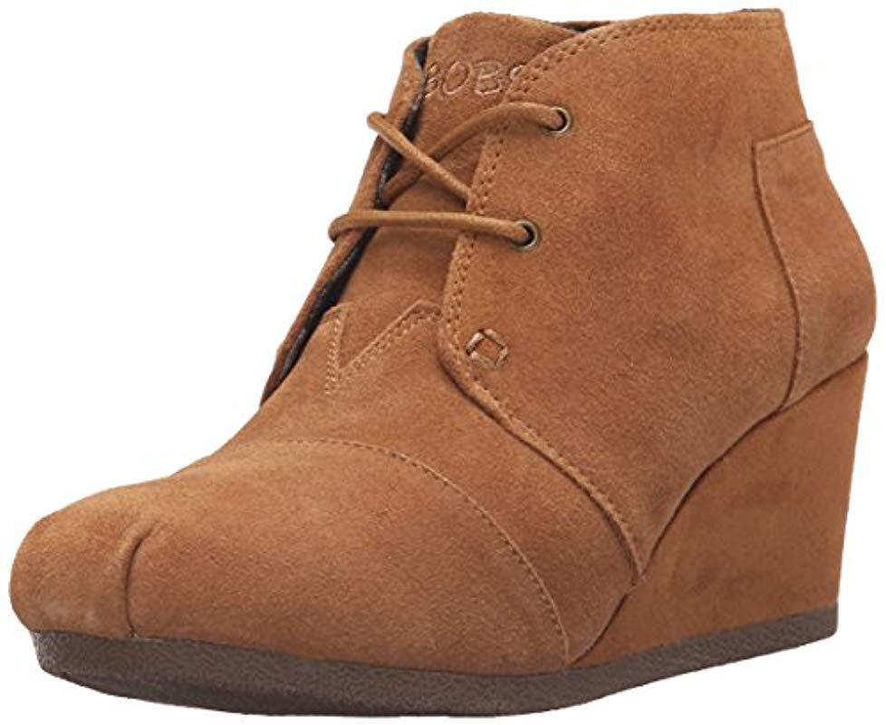 bobs from skechers women's high notes wedge boot