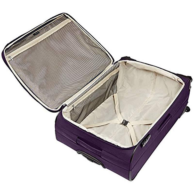 Kipling Synthetic Youri Spin 78 Dazz Purple Large Wheeled Luggage - Lyst