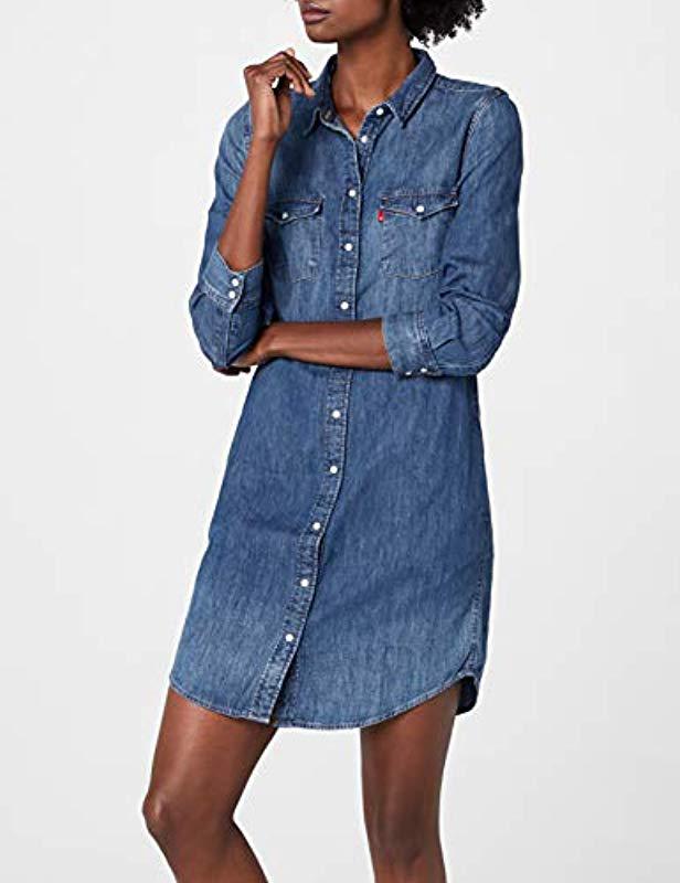 Ls Iconic Western Dress, Robe Femme Coton Levi's en ...