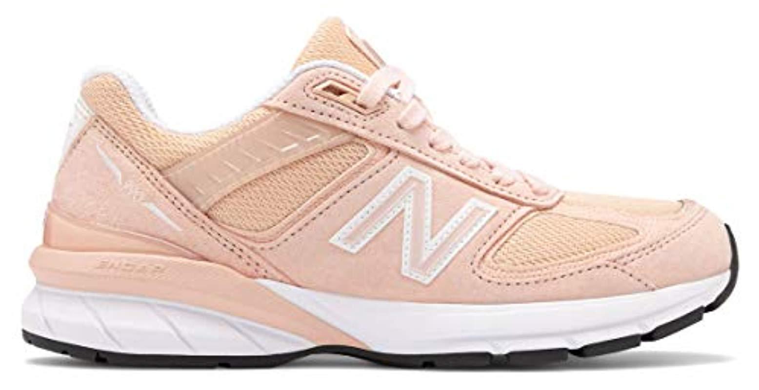 New Balance 990v5 Made In The Usa Sneaker in Pink | Lyst