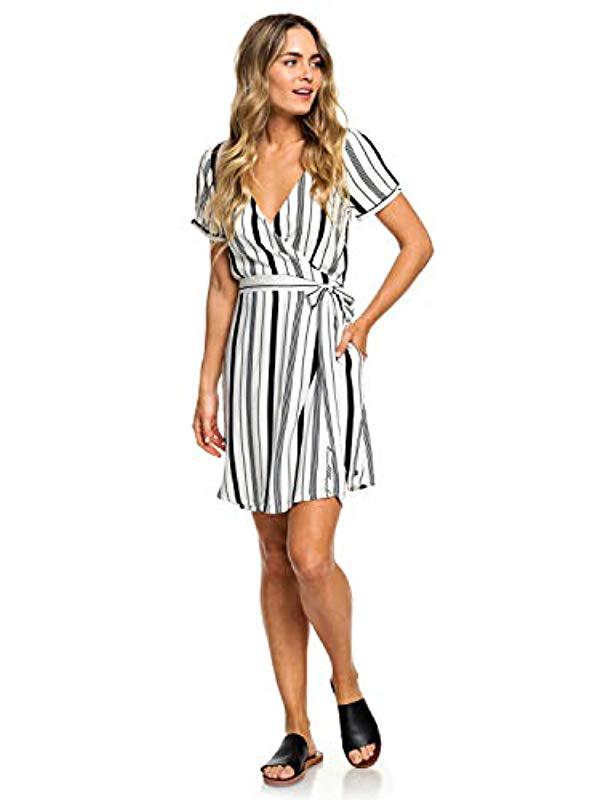 roxy women's monument view wrap dress