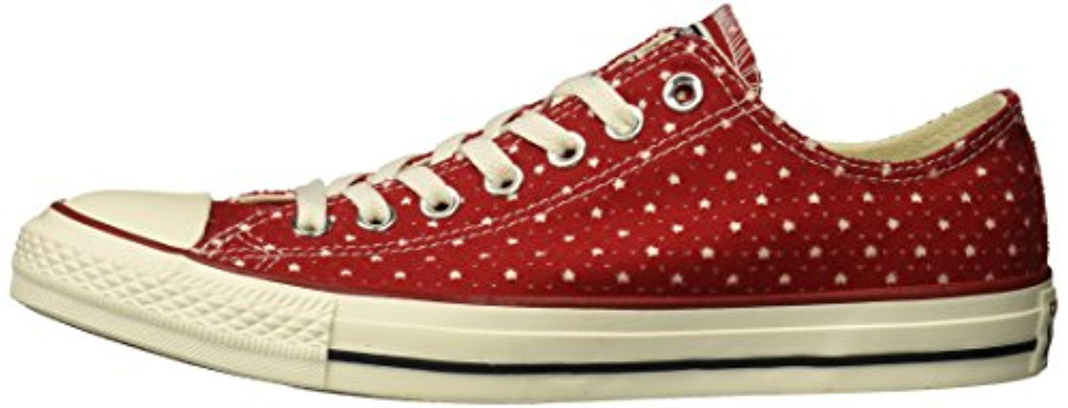 converse unisex chuck taylor perforated stars low top sneaker