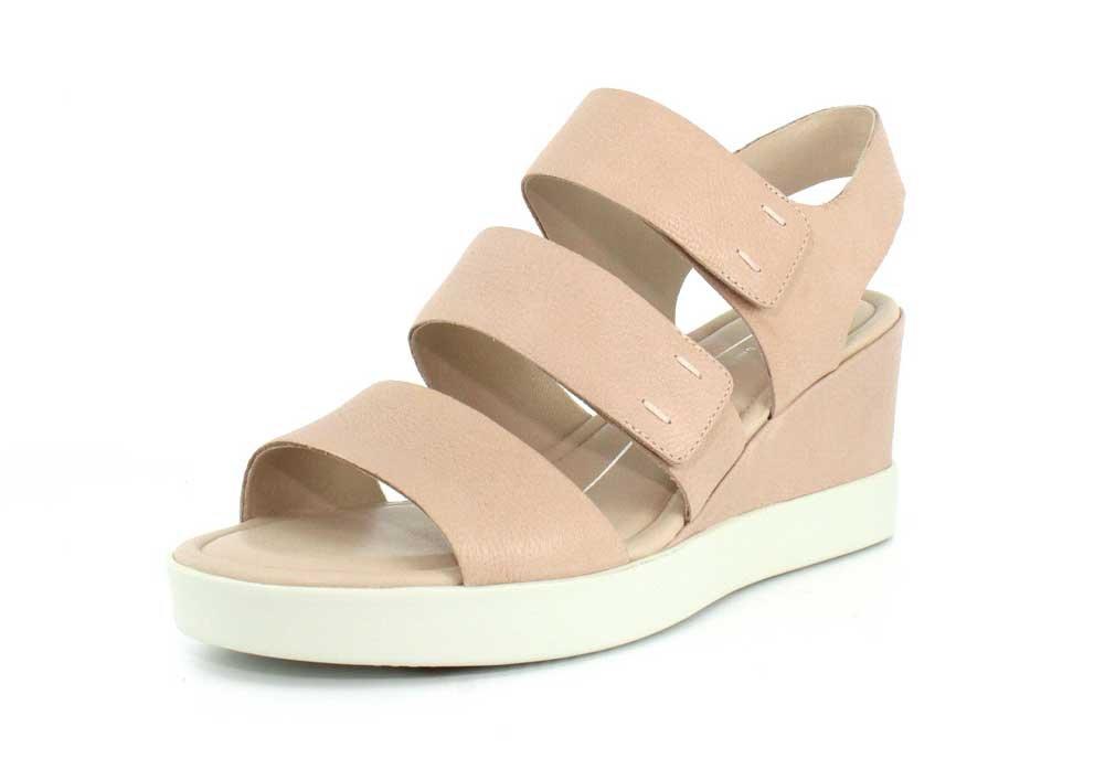 ecco shape wedge plateau sandal