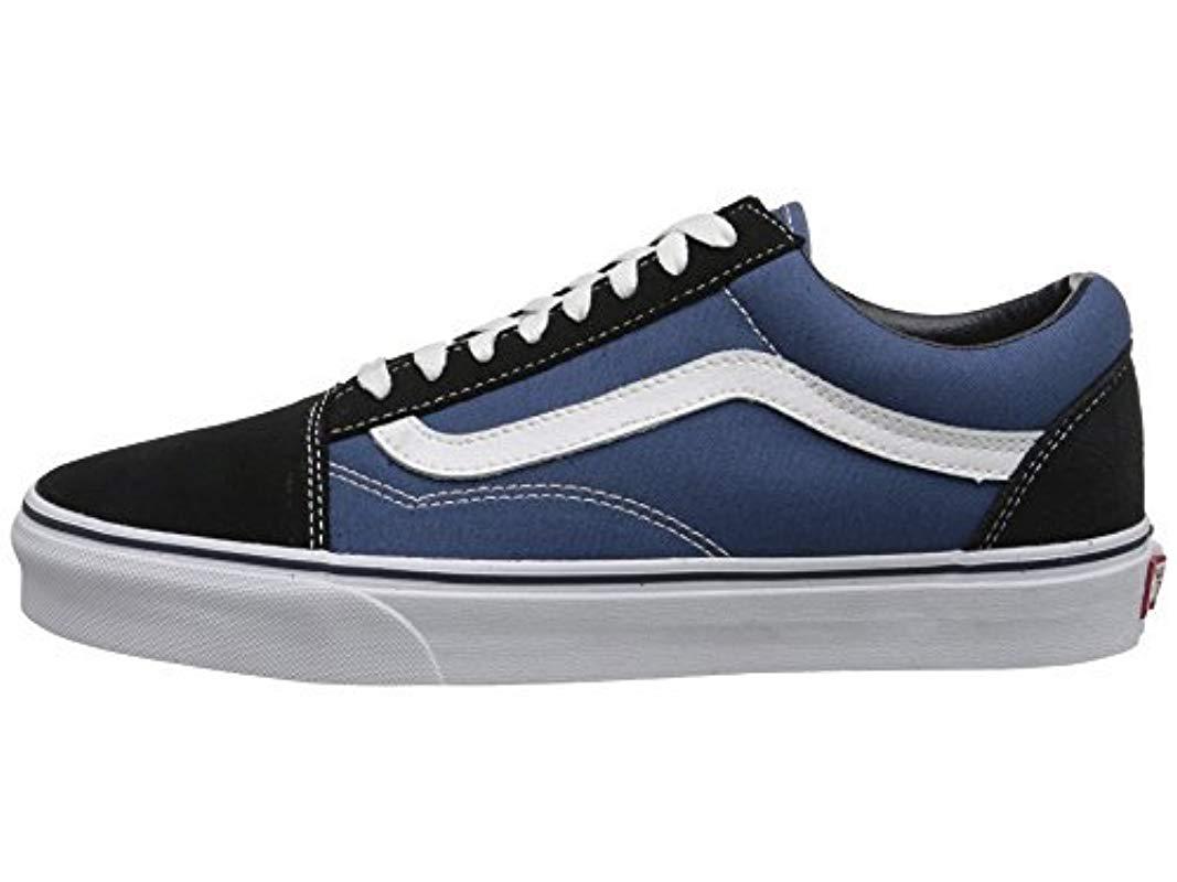 vans navy blue old skool high top