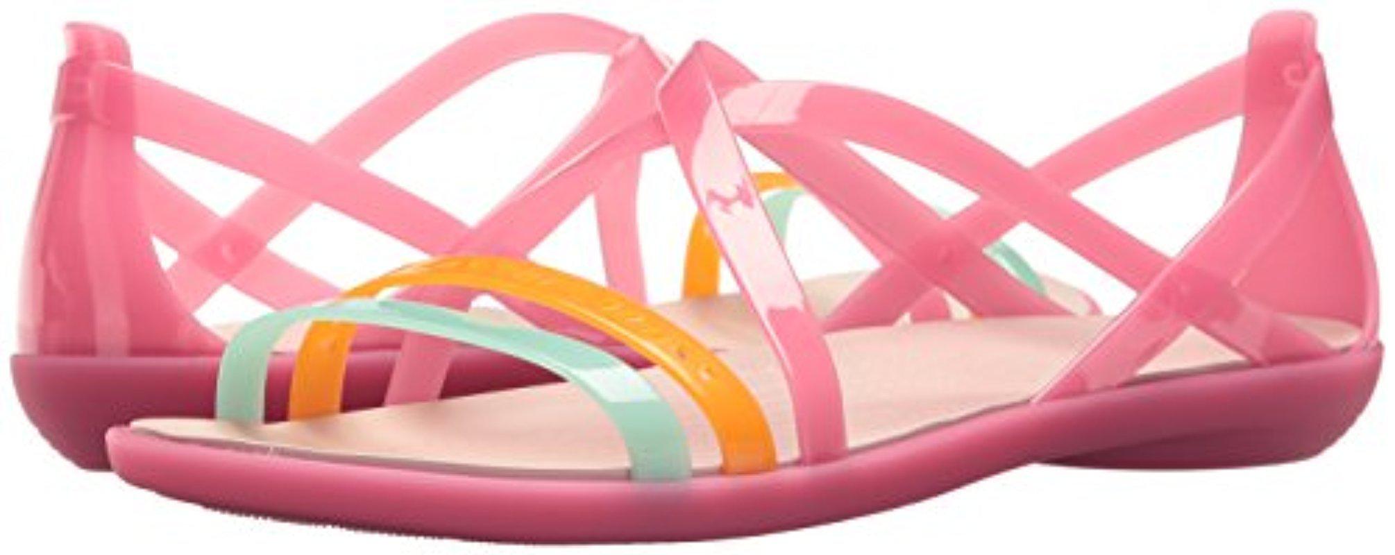 crocs isabella pink