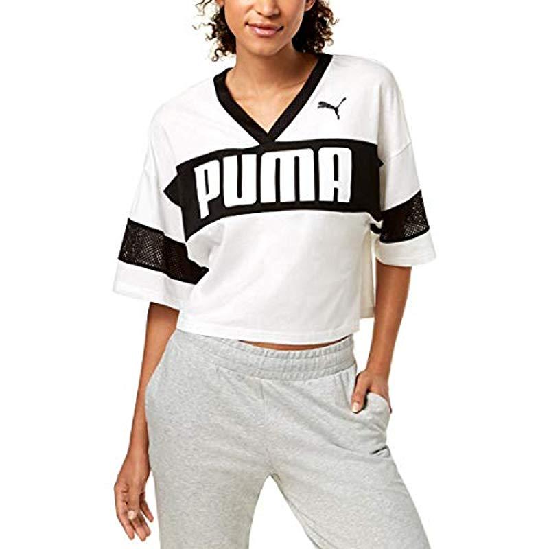 puma urban sports cropped tee