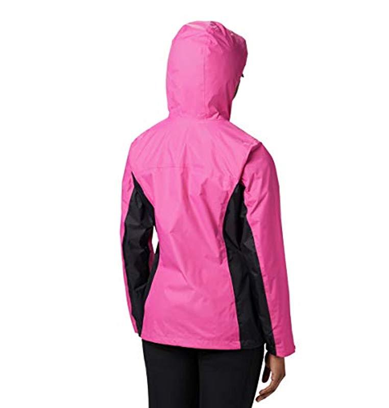 Columbia Synthetic Tested Tough In Pink Ii Rain Jacket Save 34 Lyst