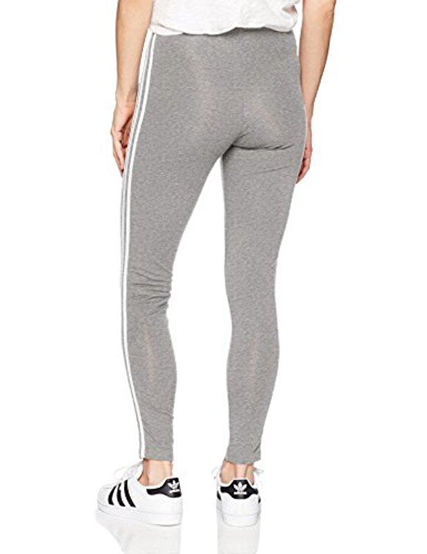 grey 3 stripe adidas leggings