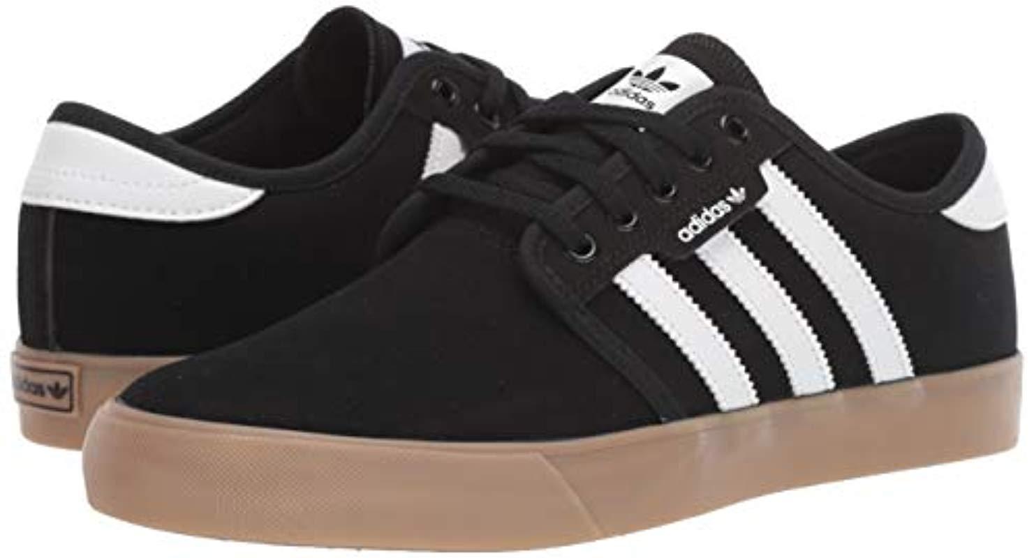 adidas originals seeley black sneakers