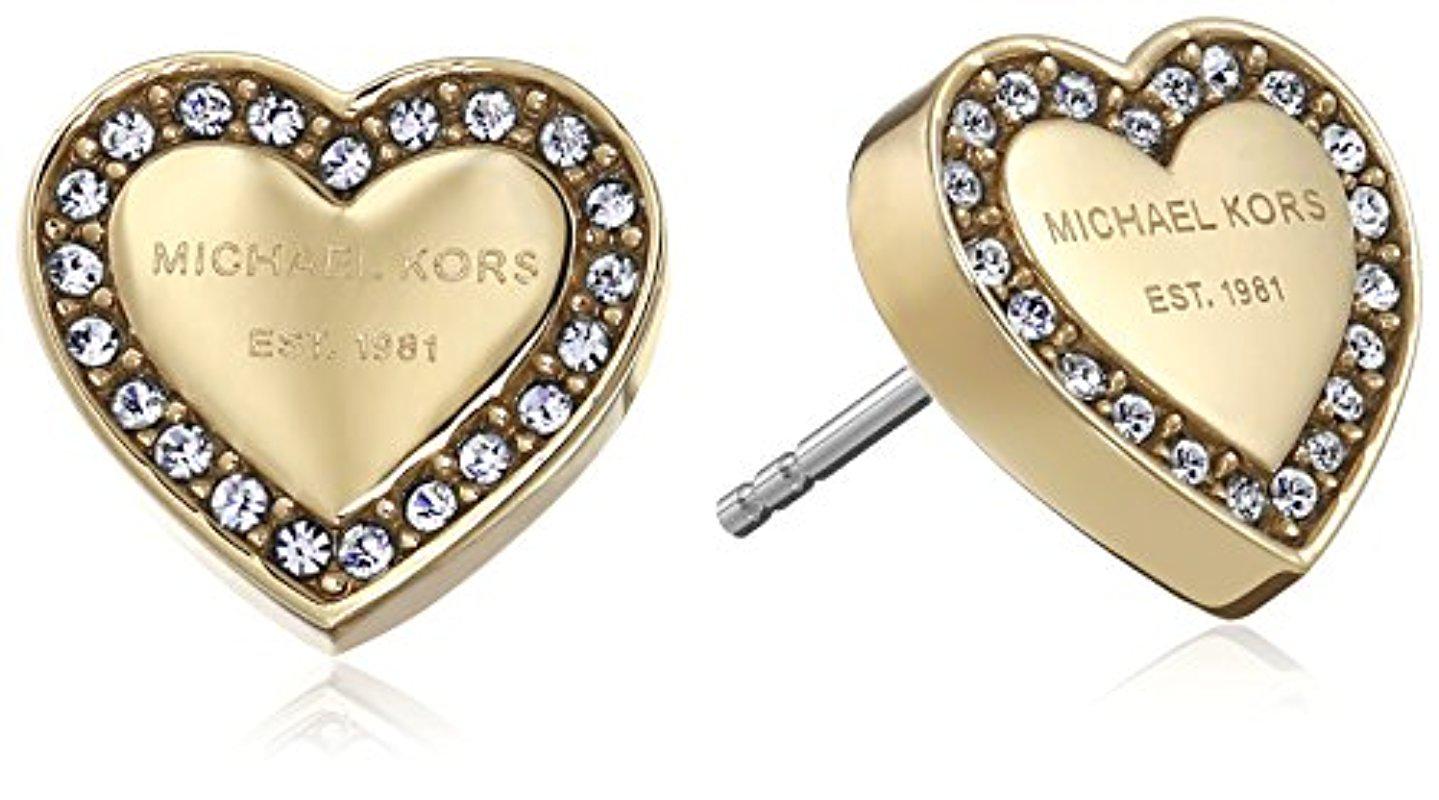 Michael Kors Gold-tone Brass Earring in Metallic - Save 60% | Lyst