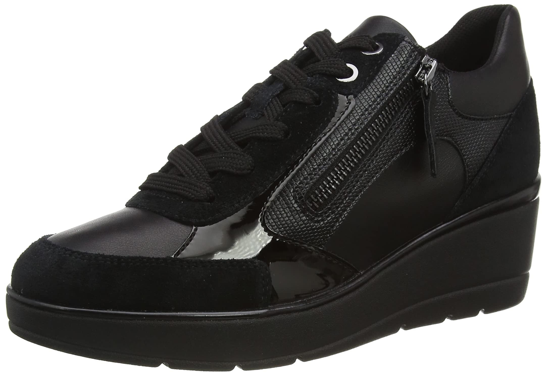 Geox D Ilde B Sneakers in het Zwart | Lyst NL
