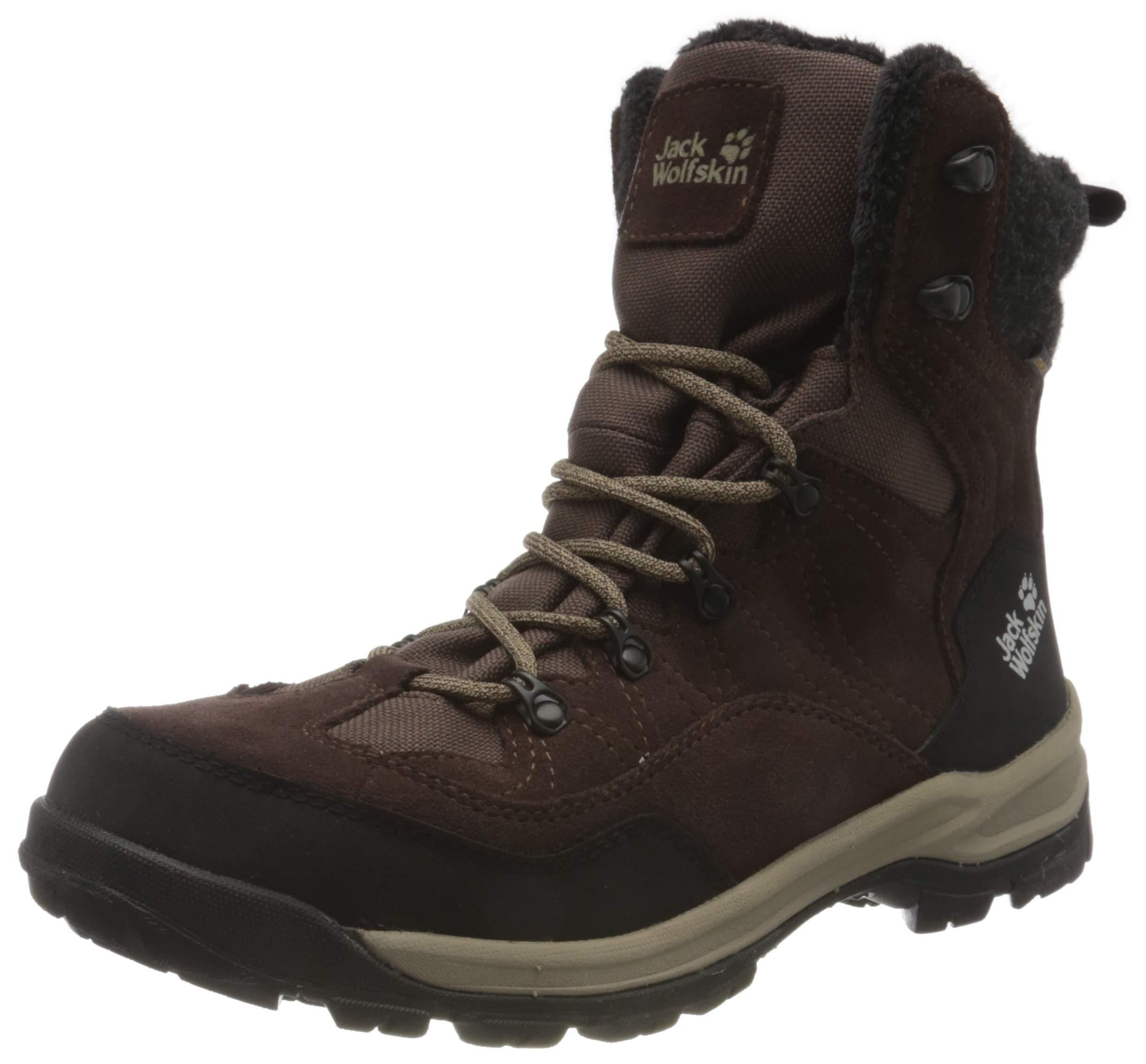 Jack Wolfskin Aspen Texapore High M Snow Boot in Dark Brown Black