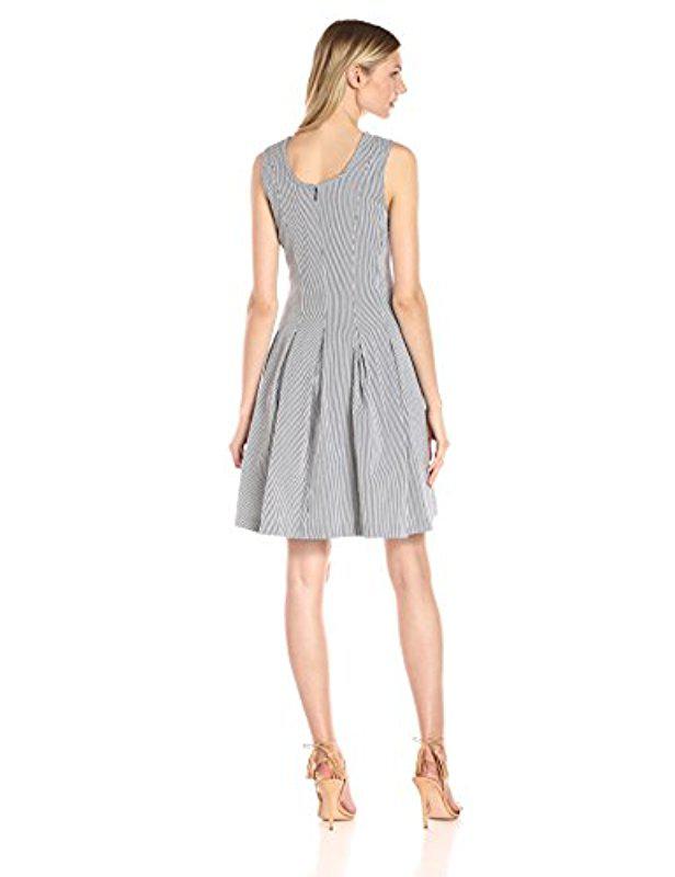 anne klein seersucker dress