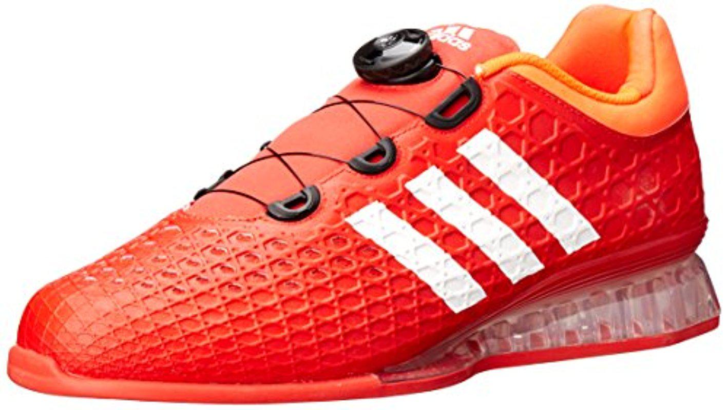 adidas Synthetic Leistung 16 Weightlifting Shoes in Red for Men | Lyst