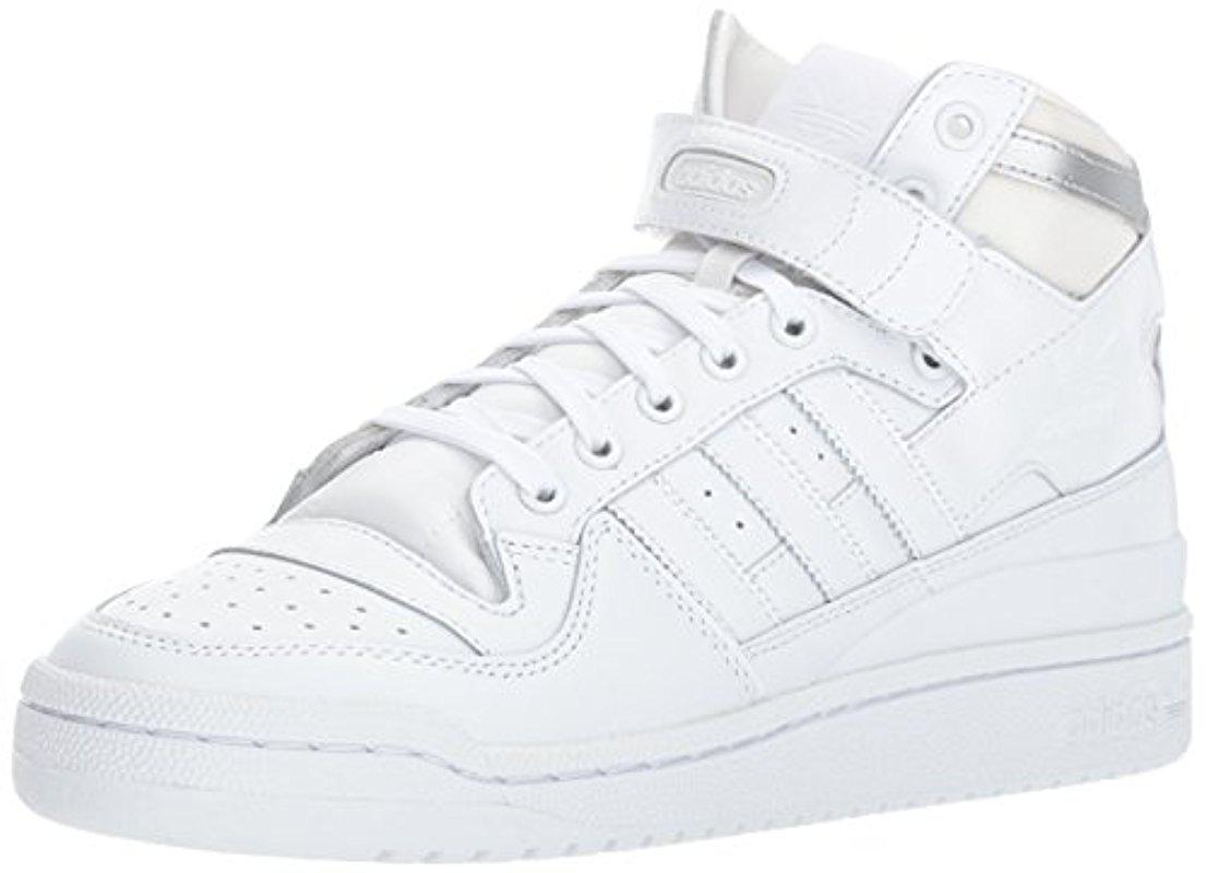 adidas forum mid triple white