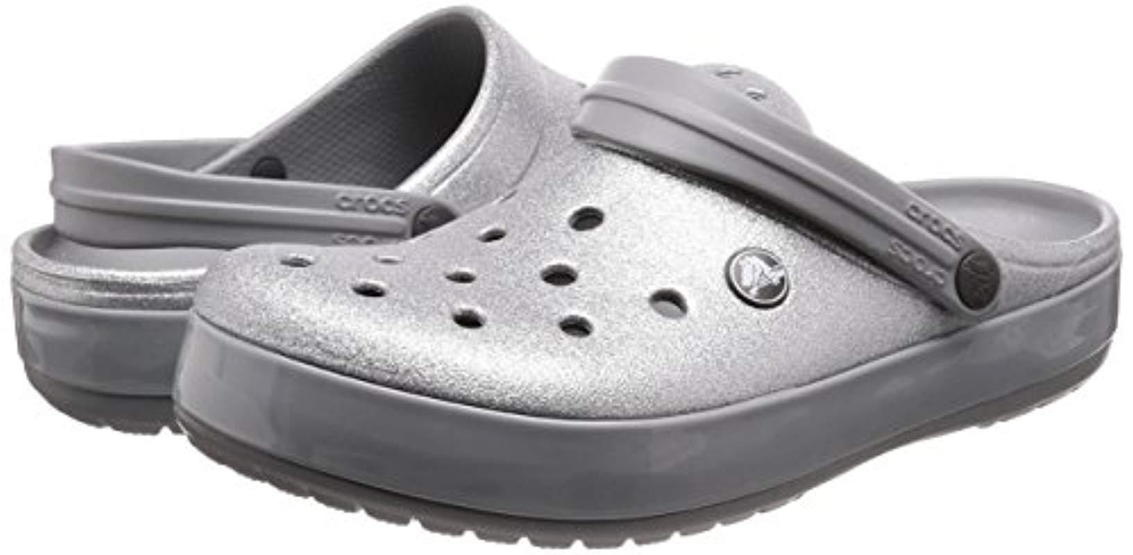 glitter crocs adults